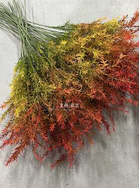 新款千层金仿真花婚庆装饰婚礼堂样板间软装家居天门冬绿植秋色