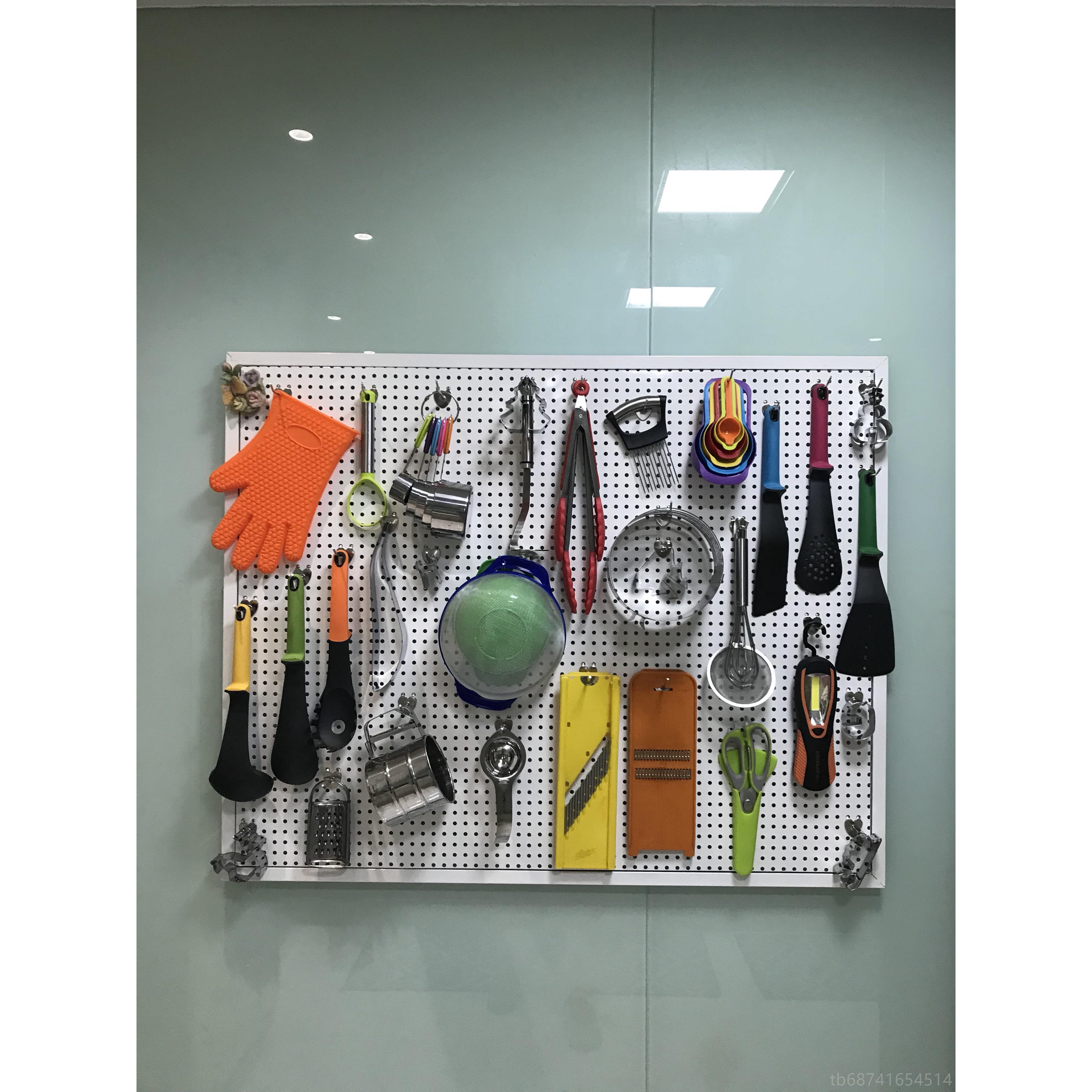 Genuine hole plate hole plate hole jewelry upper wall display rack hardware round home storage mobile phone thousands of accessories