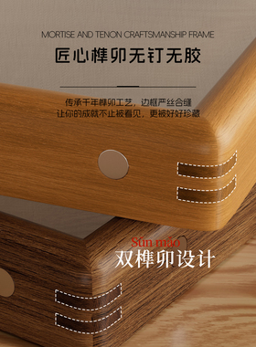 实木相框毕业证书简约高级展示架