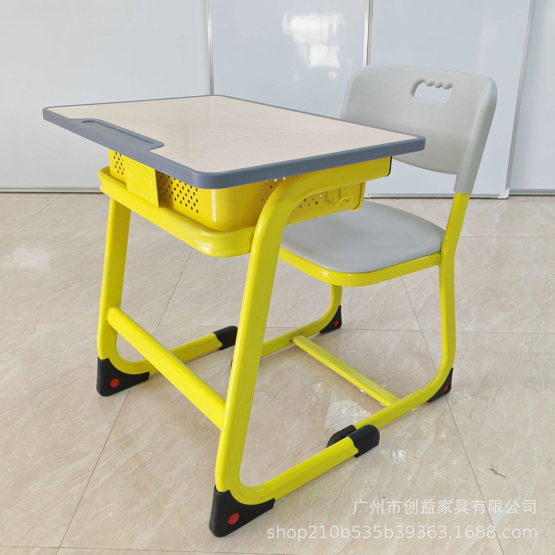 中小学生单人课桌椅培训桌学校课桌厂家托管班书桌学习课桌椅出口,淘宝优惠券,粉丝福利购,淘宝优惠卷