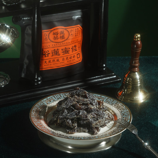 裕莲茶楼 新鲜果肉自然熟成原果晾晒酸梅肉蜜饯果脯休闲零食梅干