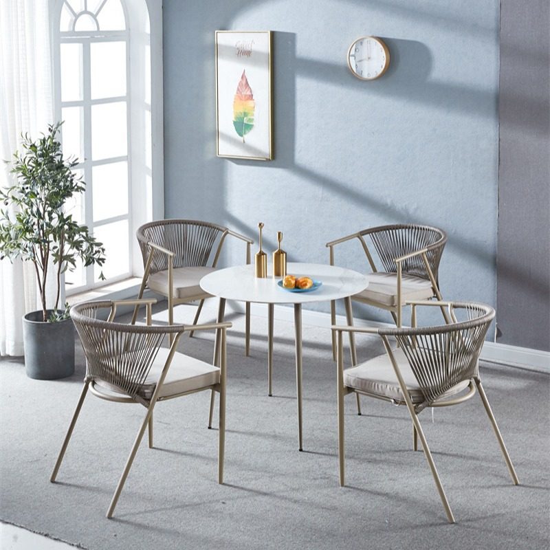 室内阳台餐桌椅组合1722驼色单人椅 家庭聚会餐桌椅套装长桌批发,淘宝优惠券,粉丝福利购,淘宝优惠卷