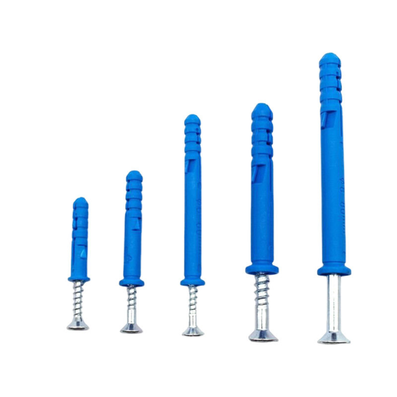 塑料膨胀螺丝胶塞自攻螺钉胀塞拧入式锚栓蓝色小黄鱼膨胀管厂家,淘宝优惠券,粉丝福利购,淘宝优惠卷