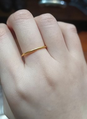 叠戴绝了!古董细金o线中式复古叠搭戒指精致日常套戒实用百搭