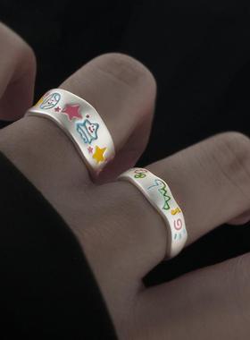 适合夏天！超可爱百搭开口指环女