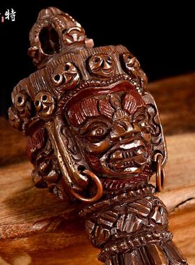 欧斯特 紫铜普巴金刚宝橛金刚宝杵 佛具用品尼泊尔手工居家摆件