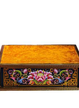 家用观音菩萨佛像供座台财神爷神像加高底座供奉增高莲花台铜摆台