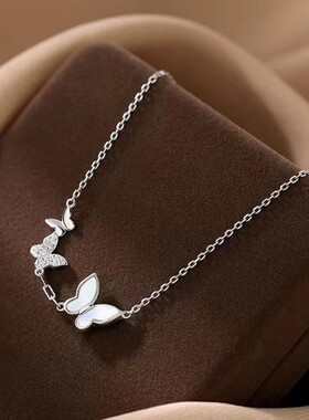 S925纯银蝴蝶手链女轻奢闺蜜礼物手镯轻奢小众设计高级感精美手饰