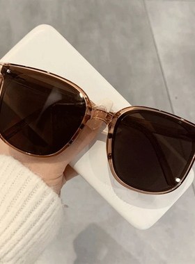 官w329!大g框可折叠收纳男女情侣防紫外线墨镜显脸小偏光太阳眼镜