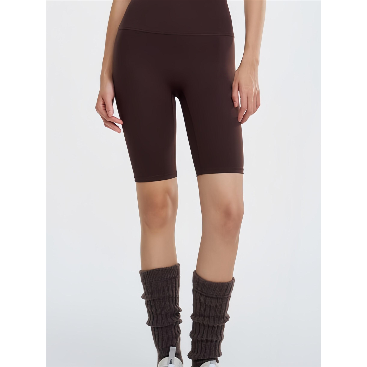 美国nomalo腰速干裤女瑜伽紧身普拉提臀高裤五分裤提收腹透气训练 - 图0