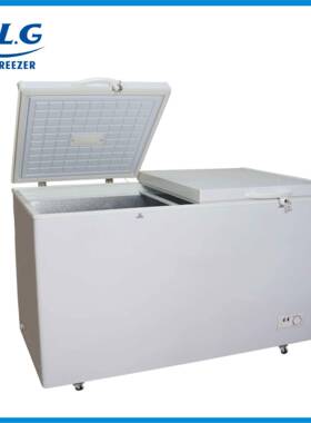 400L厂家直供卧式商超用大容量双门单温家用商用低噪冰柜