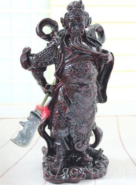 高档关乔羽品关公玄家居装关饰工艺摆件关二爷武开业迁礼品礼物