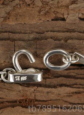 高档牛钝精 Werksttt Munc镯hen德国a暗黑工工业风手纯银925小众