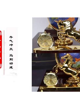 桌面摆件老板桌历办公室高档招财装饰品书房笔筒摆设领导开业礼品