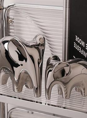 大象摆饰酒柜装饰品家居现代客厅玄关电视柜高档轻奢乔迁新居礼品