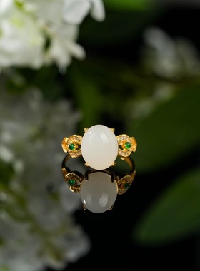 云上叙3 DS37304 和田玉戒指-多样性发一件-11.5x9mm（甄选）