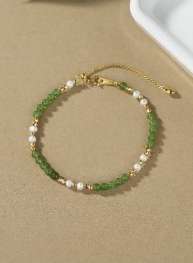 云上叙22 DS00324-S925银和田玉手链-多样性发其一-4mm（甄选）