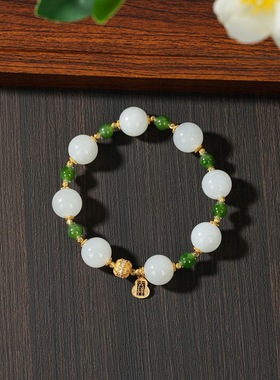 云上叙12 DS53336 和田玉DIY手串-多样性发其一-11mm（甄选）