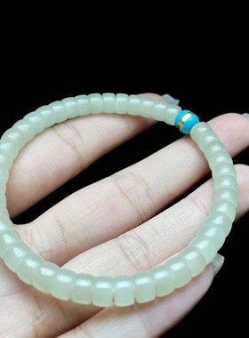 云上叙7 DS50071-和田玉单圈手串-多样性发其一-约6mm（甄选）