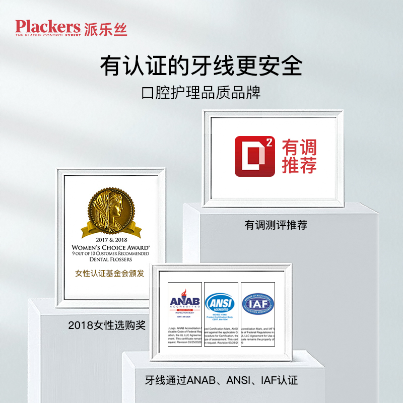 进口plackers派乐丝双线牙线独立包装超细便携牙线官方旗舰店正品 - 图3