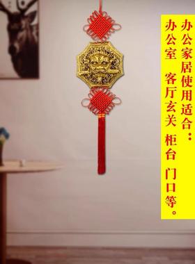 狮子咬剑全铜狮头八卦镜虎头牌兽头挂件门到门厕所门两门神饰