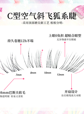 麦丢丢呼吸感清冷狐系睫毛书新手