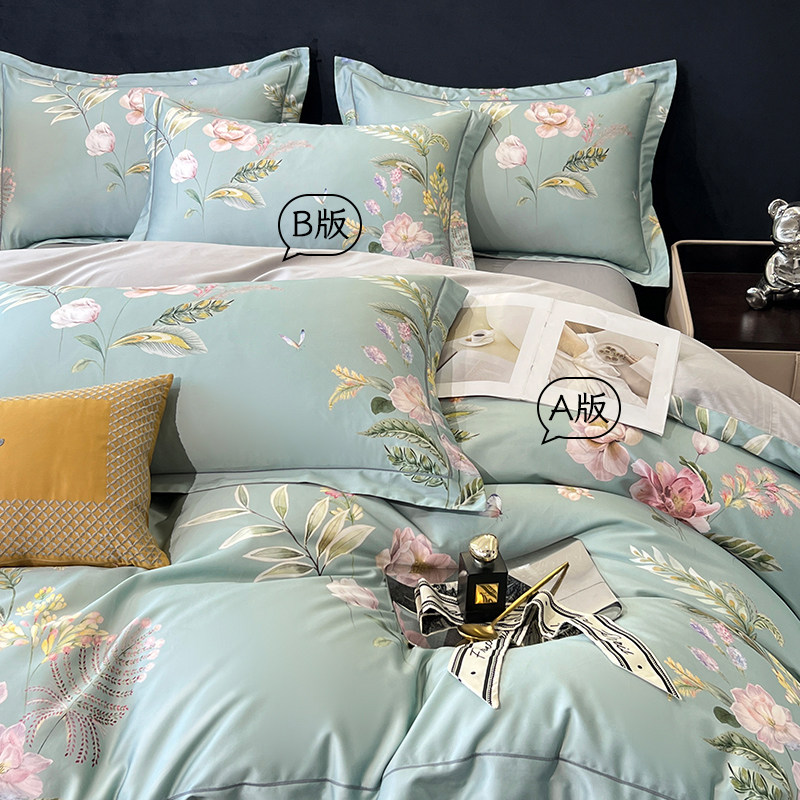 140支长绒棉被套200x230羽绒被罩纯棉蚕丝K被248X228加厚床上用品,淘宝优惠券,粉丝福利购,淘宝优惠卷