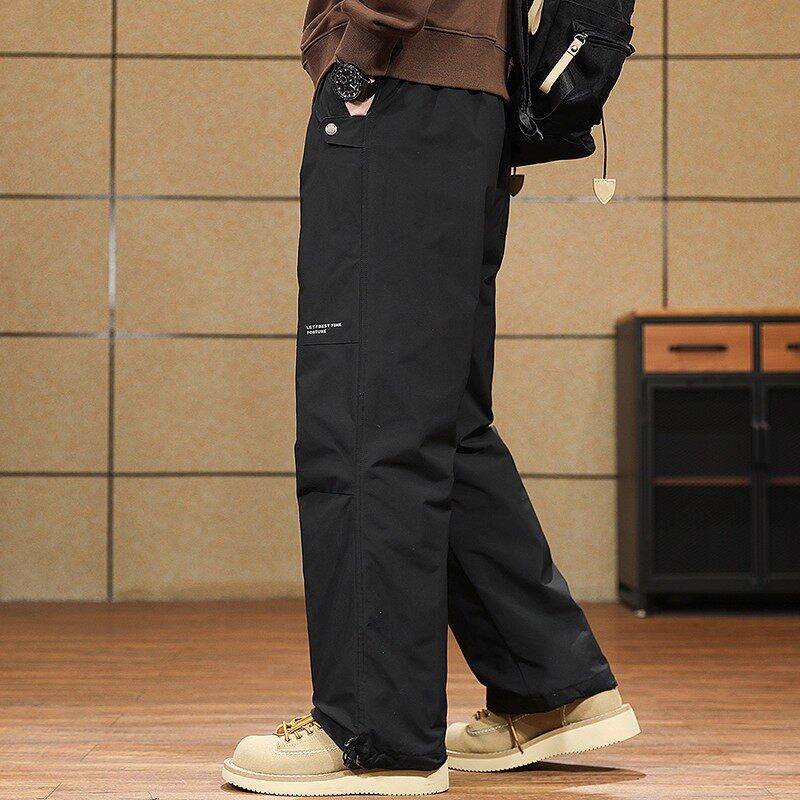 90鸭绒户外三防极寒保暖工装羽绒裤男士冬季潮牌裤子直筒伞兵长裤,淘宝优惠券,粉丝福利购,淘宝优惠卷