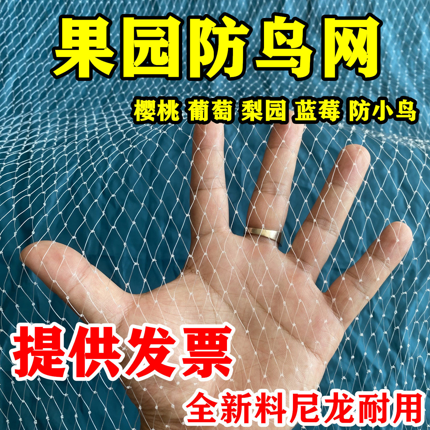 防鸟网尼龙樱桃葡萄梨树蓝莓果树果园防鸟用网青蛙养殖场鱼塘天网,淘宝优惠券,粉丝福利购,淘宝优惠卷