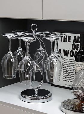 轻奢高档红酒杯杯架摆件现代家居饰品餐厅高脚杯醒酒器酒柜装饰品