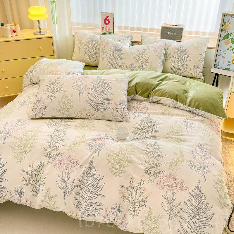 正品冬季一面棉面绒四件套ab一面全儿棉婴笠绒被套保暖棉加绒床单,淘宝优惠券,粉丝福利购,淘宝优惠卷