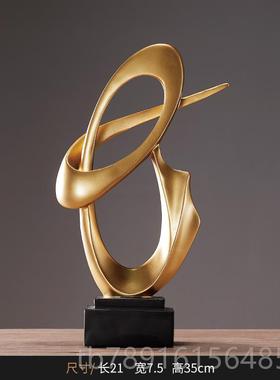 正品办公室桌上创意马书房件子摆金色酒柜装饰柜招品财乔迁开业送