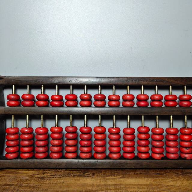 Factory direct sales antiques miscellaneous crafts aged rosewood red beads abacus props ornaments