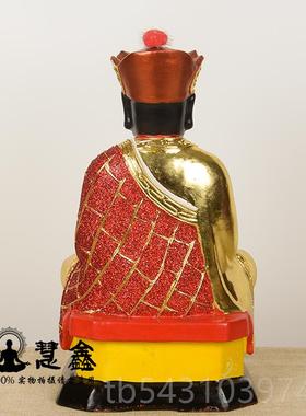 正品实木雕像贴金清水师祖爷师三祖坪公佛像慧鑫