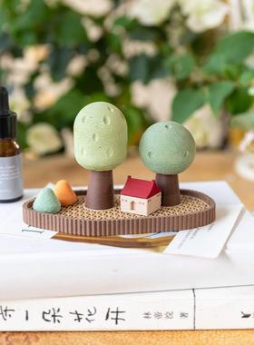 阿楹 微景观治愈情绪小摆件高级小众女办公桌柜车载迷你香薰礼物