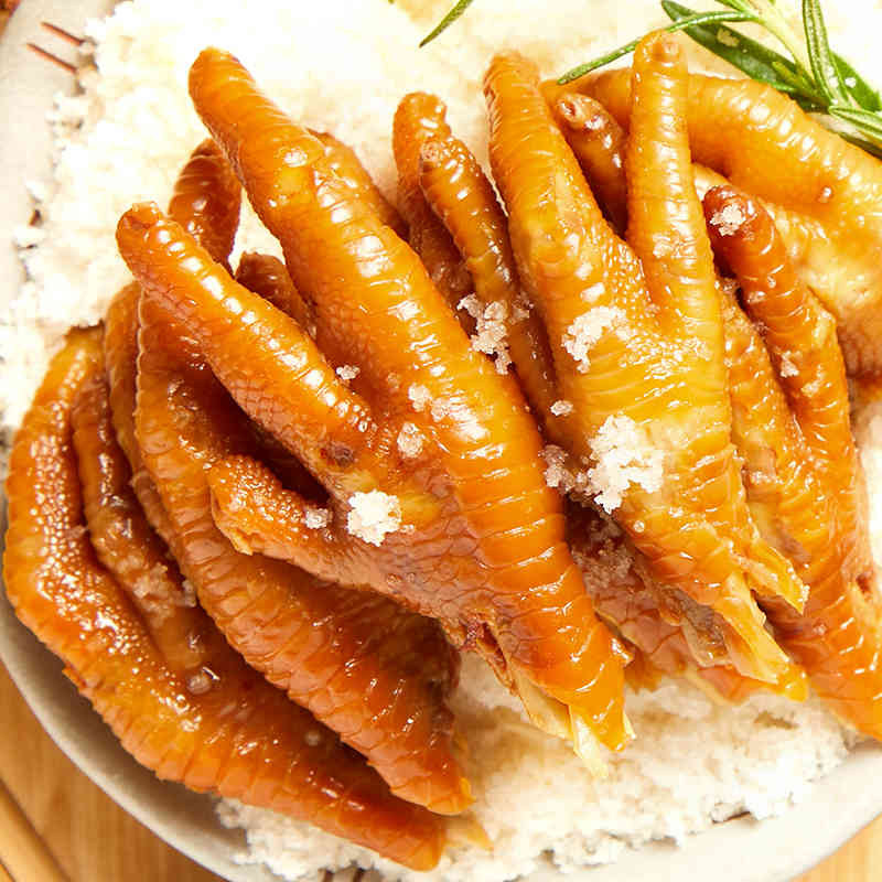 来伊份盐焗凤爪500g鸡爪鸡脚卤味真空美食小吃熟食休闲零食小包装,淘宝优惠券,粉丝福利购,淘宝优惠卷