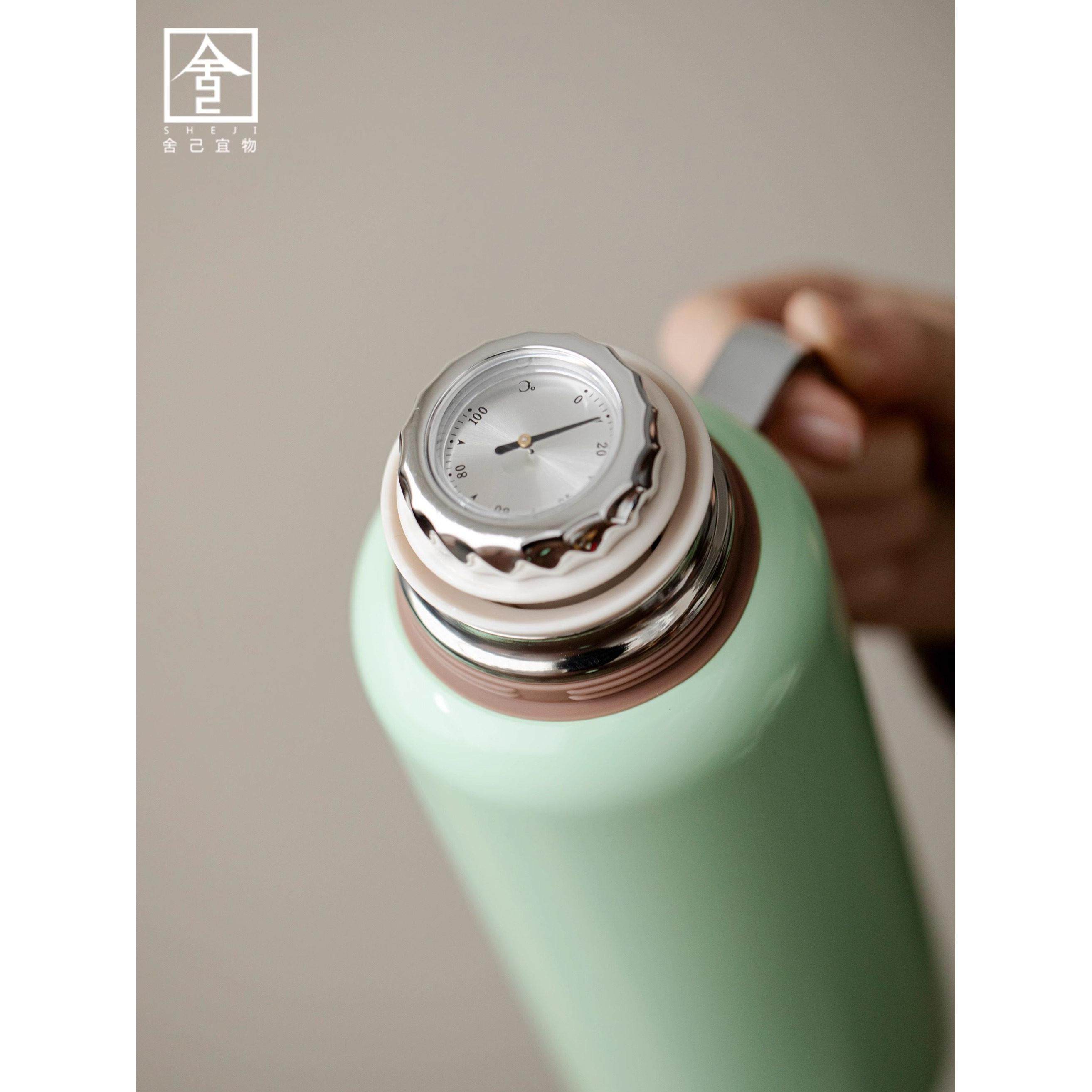 焖茶壶316不锈钢泡茶壶机械带温显热水壶便捷式旅行茶具户外喝茶,淘宝优惠券,粉丝福利购,淘宝优惠卷