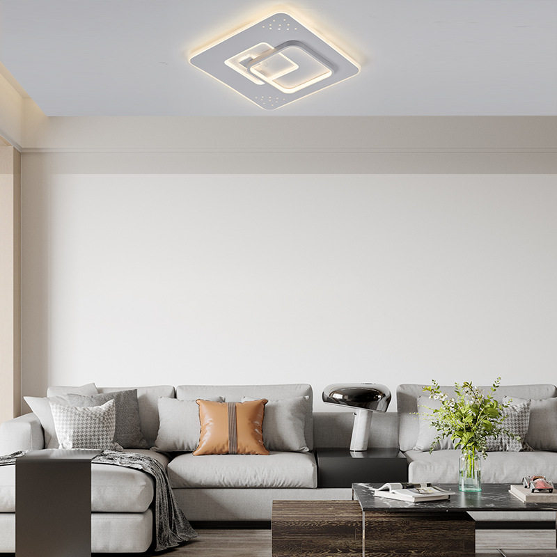 创意方形吸顶灯现代简约客厅天花吸顶灯餐厅灯书房卧室护眼灯具,淘宝优惠券,粉丝福利购,淘宝优惠卷