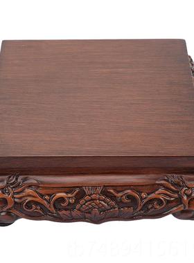 正品财爷佛像底座加高增高垫高神神像方仿垫形树脂木质关公底座木