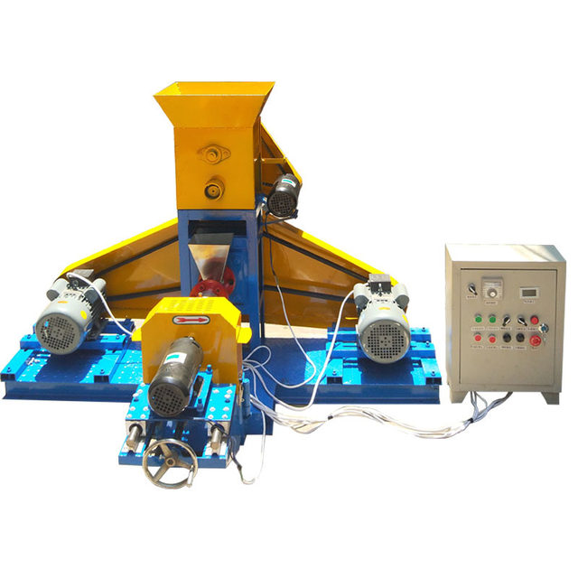 Cat food, dog food, fish feed puffing pellet machine fully automatic fresh meat, dog food puffing multifunctional machine aquatic products equipment