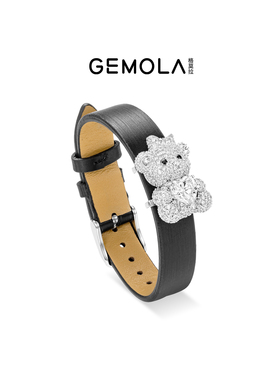 GEMOLA/格莫拉叛逆千金风彼得熊手环腕带可调节