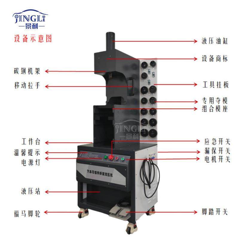 汽车零部件拆装液压机摆臂胶套拆装台式小型汽车配件拆装液压机,淘宝优惠券,粉丝福利购,淘宝优惠卷
