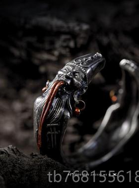 正品主师原2023银力作纯新版轻黑白无常创手镯挖掘民版族之魂