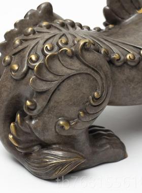 正品纯铜獬摆件豸正义神兽法律创礼品律所师办律公室公文司开业礼