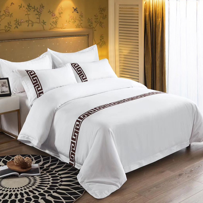 酒店宾馆床品套件民宿套件批F印花被套贡缎印花多件套,淘宝优惠券,粉丝福利购,淘宝优惠卷