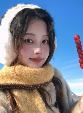 毛绒耳罩女2025新款冬季加厚