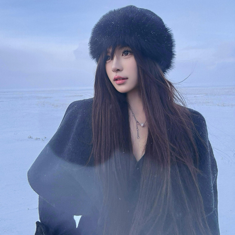 毛绒帽子女2025冬保暖防寒虞书欣同款渔夫蒙古帽东北盆帽护耳帽,淘宝优惠券,粉丝福利购,淘宝优惠卷