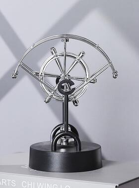永动机磁浮科技摆件 创意桌面永动仪 牛顿摆撞球永动器