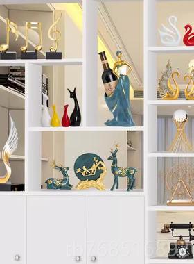 高档创意酒柜摆家饰居装高品客厅玄关轻奢件档现代简约小房间高端