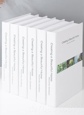 高档假书仿真装饰书品件型拍摄道具书壳模摆书房书柜书架摆设简约